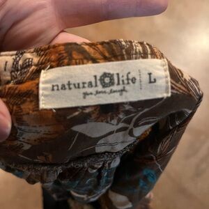 Natural Life Brown Maxi Dress Casual Sleeveless